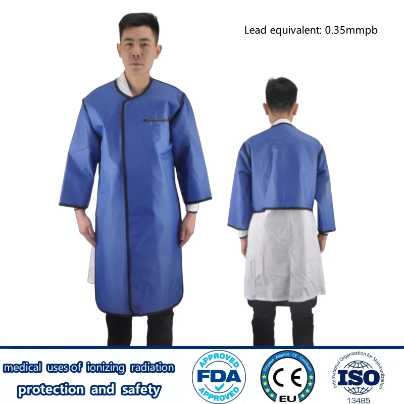 Recommend x-ray protective 0.35mmpb long sleeved lead coat nuclear power plants nuclear radiation protection lead clothes