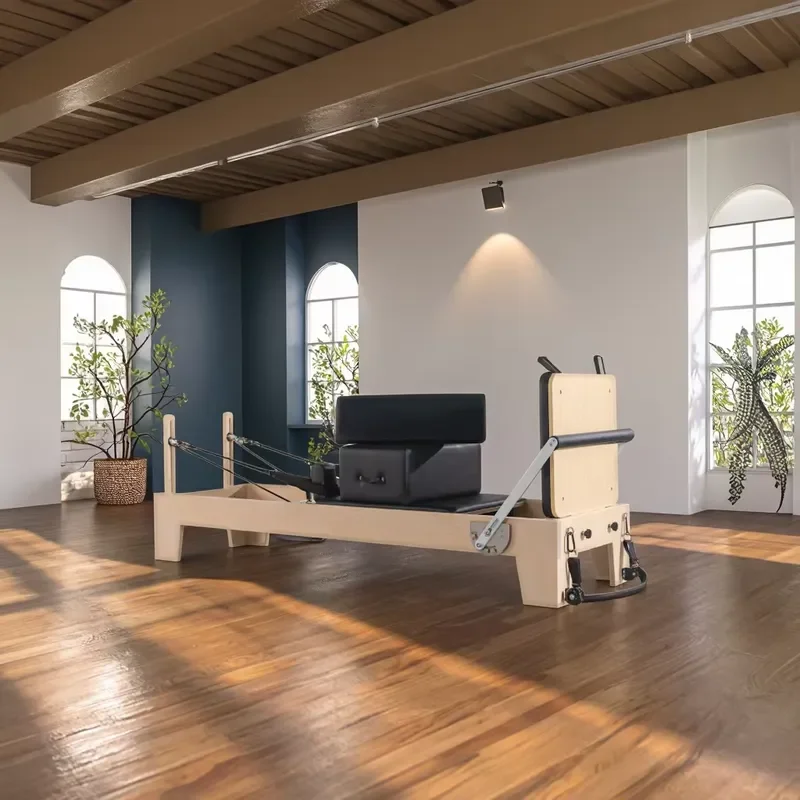 for Luxury Maple Wood Pilates Reformer Set Handmade Pilates Reformer for Gym and Studio Use