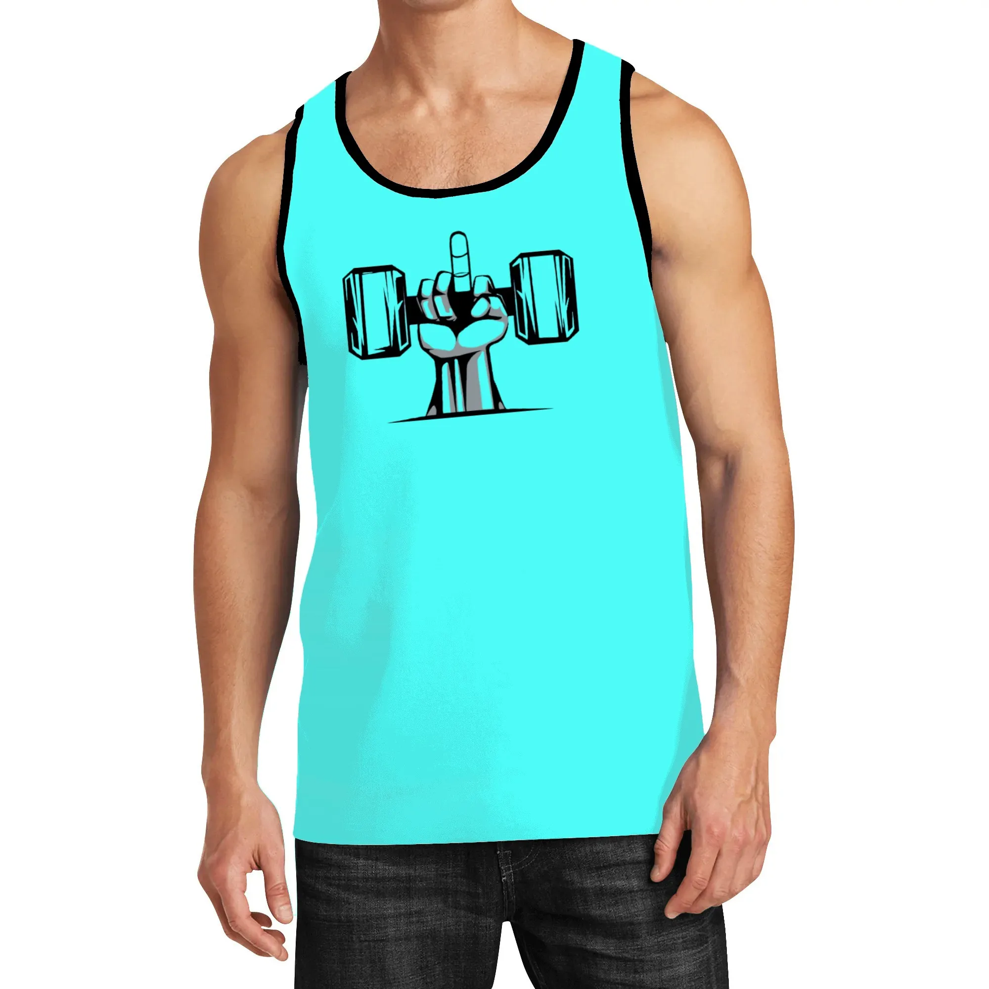 New Fun 3d Printed Vest Fashion Fun Sleeveless Adult Men Kids Casual Street Style Macho Fitness Thin T-shirt Summer Beach Top