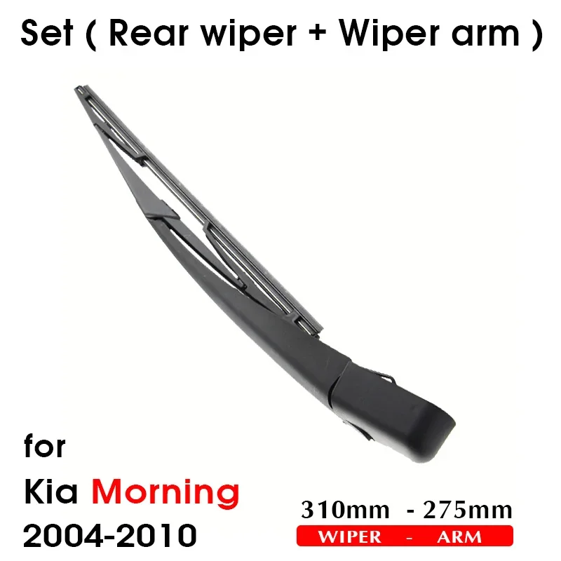 BEMOST Car Rear Windshield Wiper Arm Blades Brushes For Kia Morning 2004-2010 Hatchback Windscreen Auto Styling