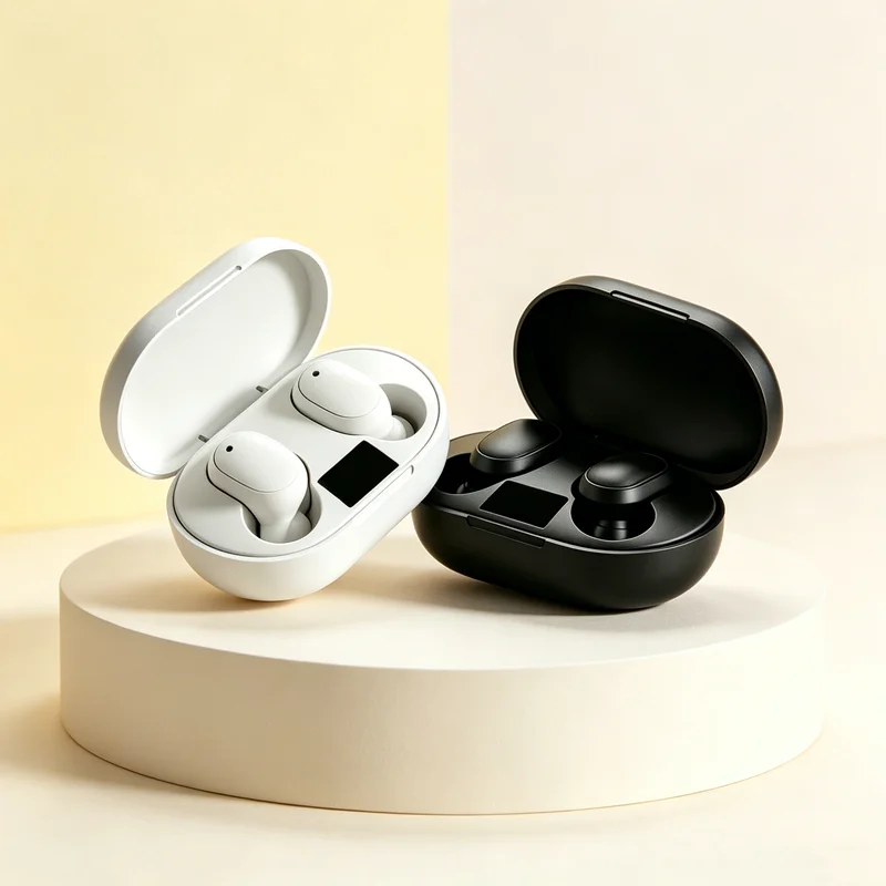 TWS E6S Bluetooth Earphones Wireless bluetooth headset Noise Cancelling Headsets  Microphone Headphones