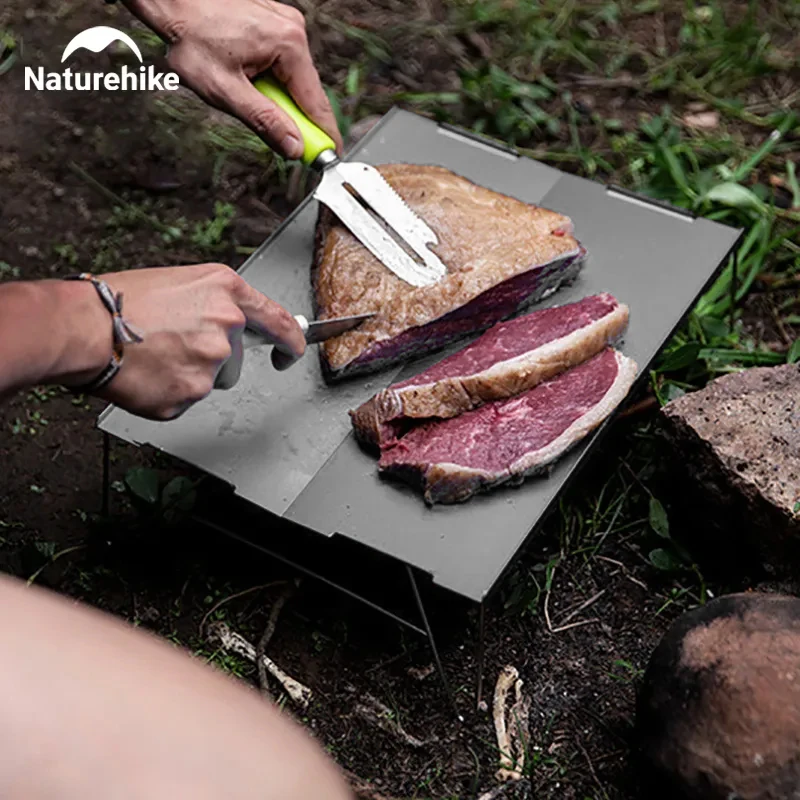 Naturehike Ultralekki mini stół kempingowy Składany stół kuchenny ze stopu aluminium Przenośny stół podróżny do grillowania na świeżym powietrzu