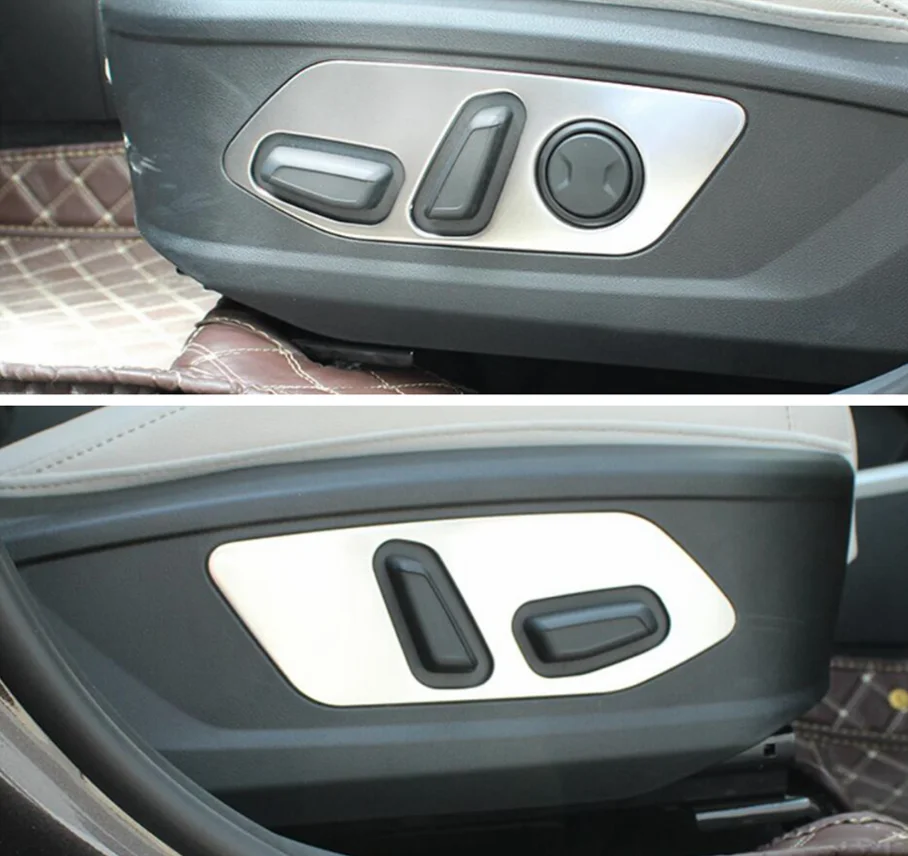 

For Hyundai Tucson NX4 2021 2022 Car Seat Adjustment Control Button Panel Frame Cover Trim Stainless Steel Accessories Interior