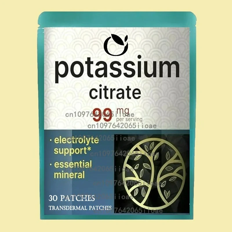 

Potassium Citrate Transdermal Patches Support Leg Cramps & Muscle Health 30 Patches