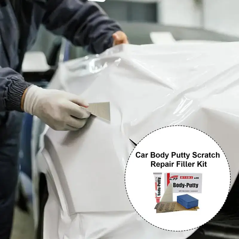 Quick Dry Car Body Putty, Auto Scratch Filler, Pintura Caneta, Universal Scratch e Swirl Repair Tool, Kit de pintura de cuidados