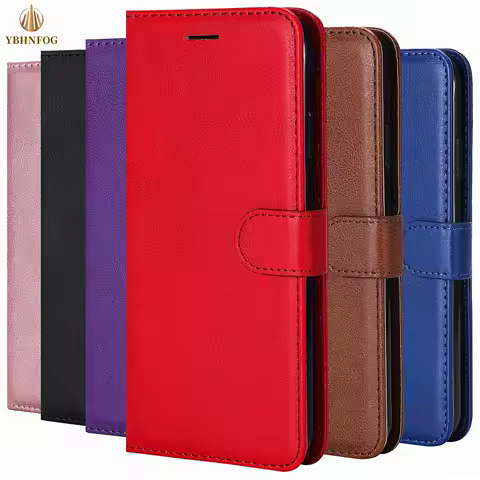 Luxury Leather Wallet Case For Samsung Galaxy S9 Plus S10 S20 FE S21 S22 S23 S24 Ultra S25 Edge Flip Stand Phone Book Cover Bags