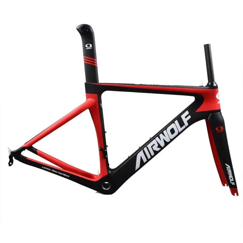 

Airwolf T800 Full Carbon Road Bicycle Frame 700*32c Carbon Bike Frame Set with Fork Seatpost Carbon Racing Bicycle Hot Sale