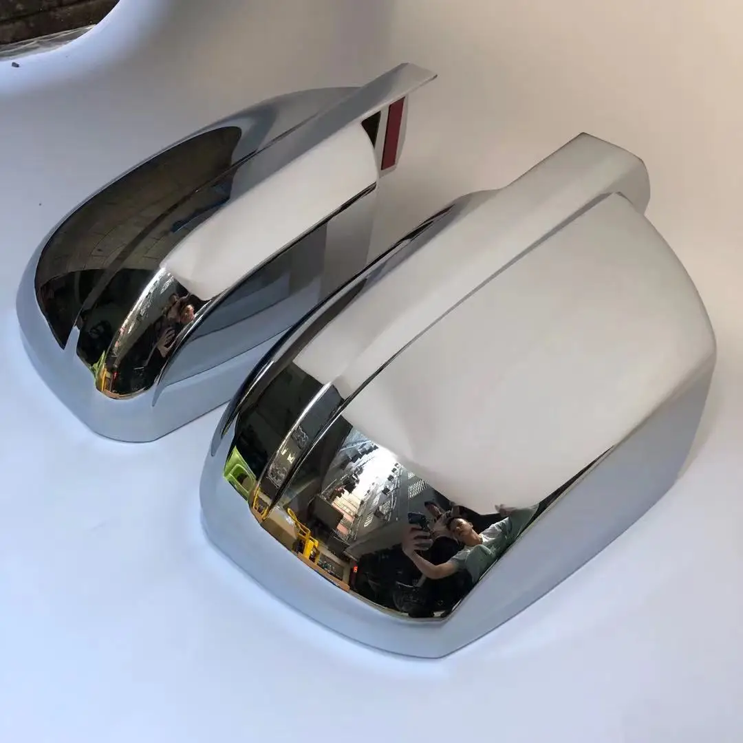 Car Mirror Cover For ToyotaTundra 2007-2021  Chrome Silver Rearview Mirror Cover Protection Cap Car Styling