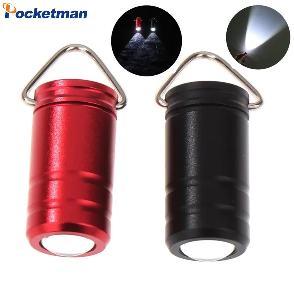 Mini Flashlight Portable Emergency Light Waterproof Keychain Flashlight Pocket Small Torch Hand Light Keychain Light