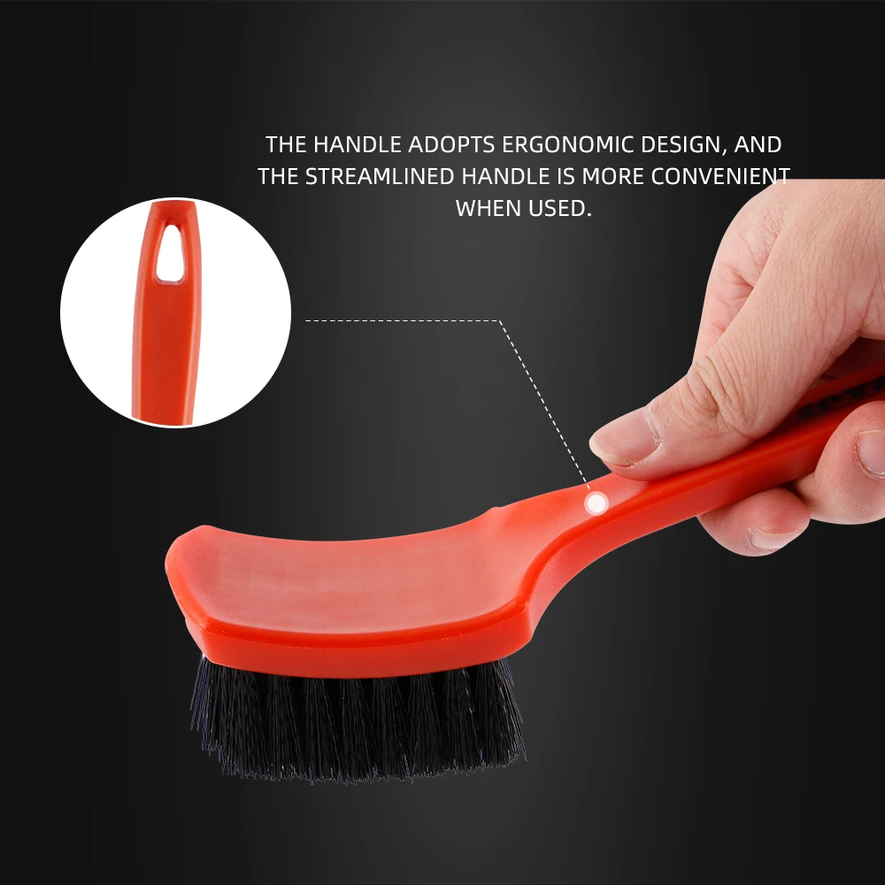 (Single Sale) SPTA Auto Cleaning Anti Static Wheel Tire Hub Interior Detailing Brush Tool For Car Washing