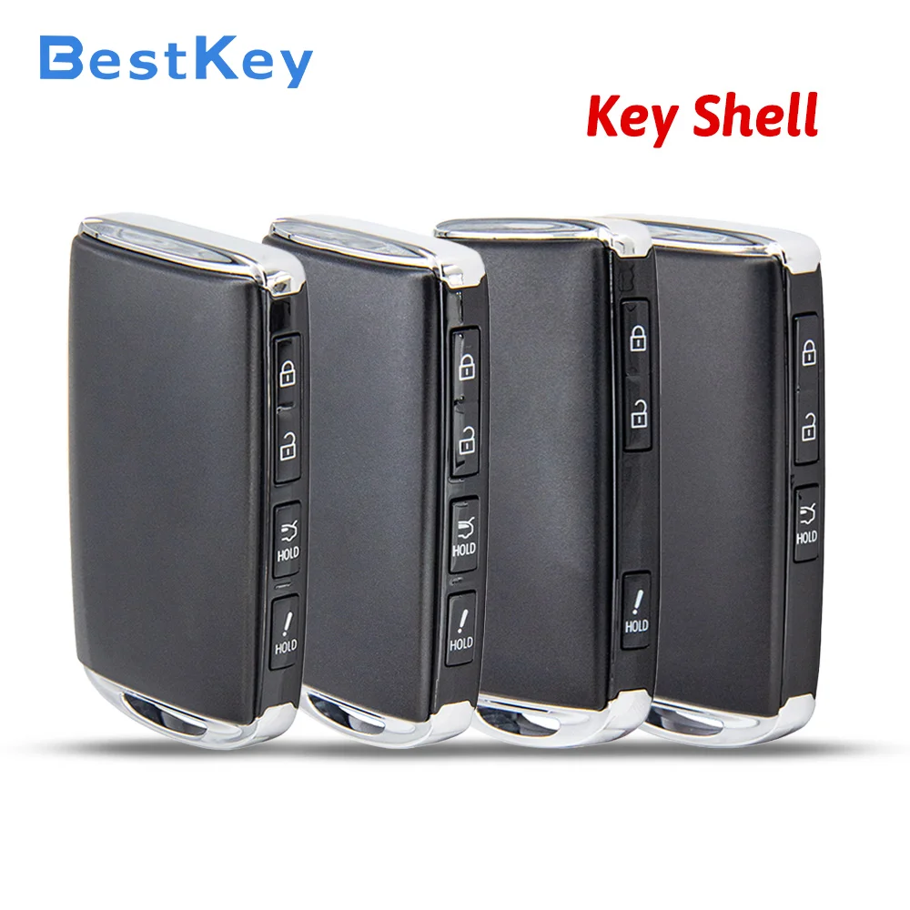 Best Key FCC WAZSKE11D01 WAZSKE13D03 3/4 Button Empty Smart Key Shell Fob Case for Mazda 3 6 MX-5 CX-3 CX-5 CX-9 CX-30 2019-2022