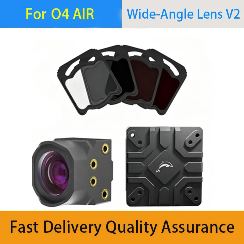 Dolphin RC Upgraded Lens V2, Suitable For O4 | 150 ° Ultra Wide Angle High-Definition Lens, Repair And Replacement Of Parts