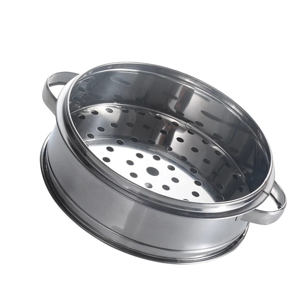 

Steaming Pot Cooker Portable Steamer Meat for Clothes Buns Food Basket Cookware Stainless Steel Baby