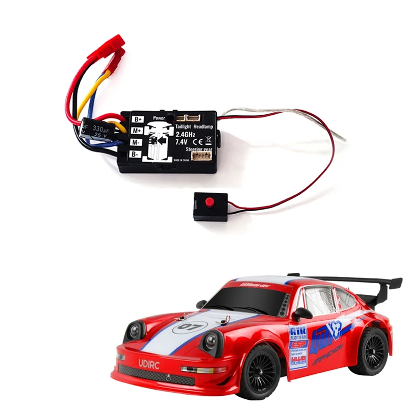AS95-1 قطعة RC سيارة 2.4G ESC مع مساعد الدوران RC قطع غيار السيارات اكسسوارات ل SG1603 SG1604 SG1605 SG1606 UD1601 UD1602 UD1603 1/1