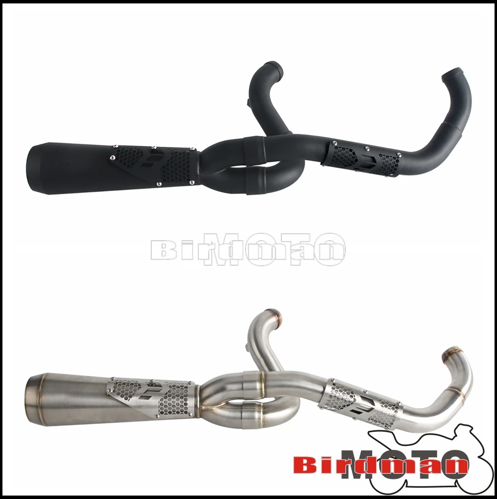For Harley Dyna Low Rider Street Bob Super Wide Glide Fat Bob CVO EFI FXD 2016-2017 High Performance Header Exhaust Muffler Pipe