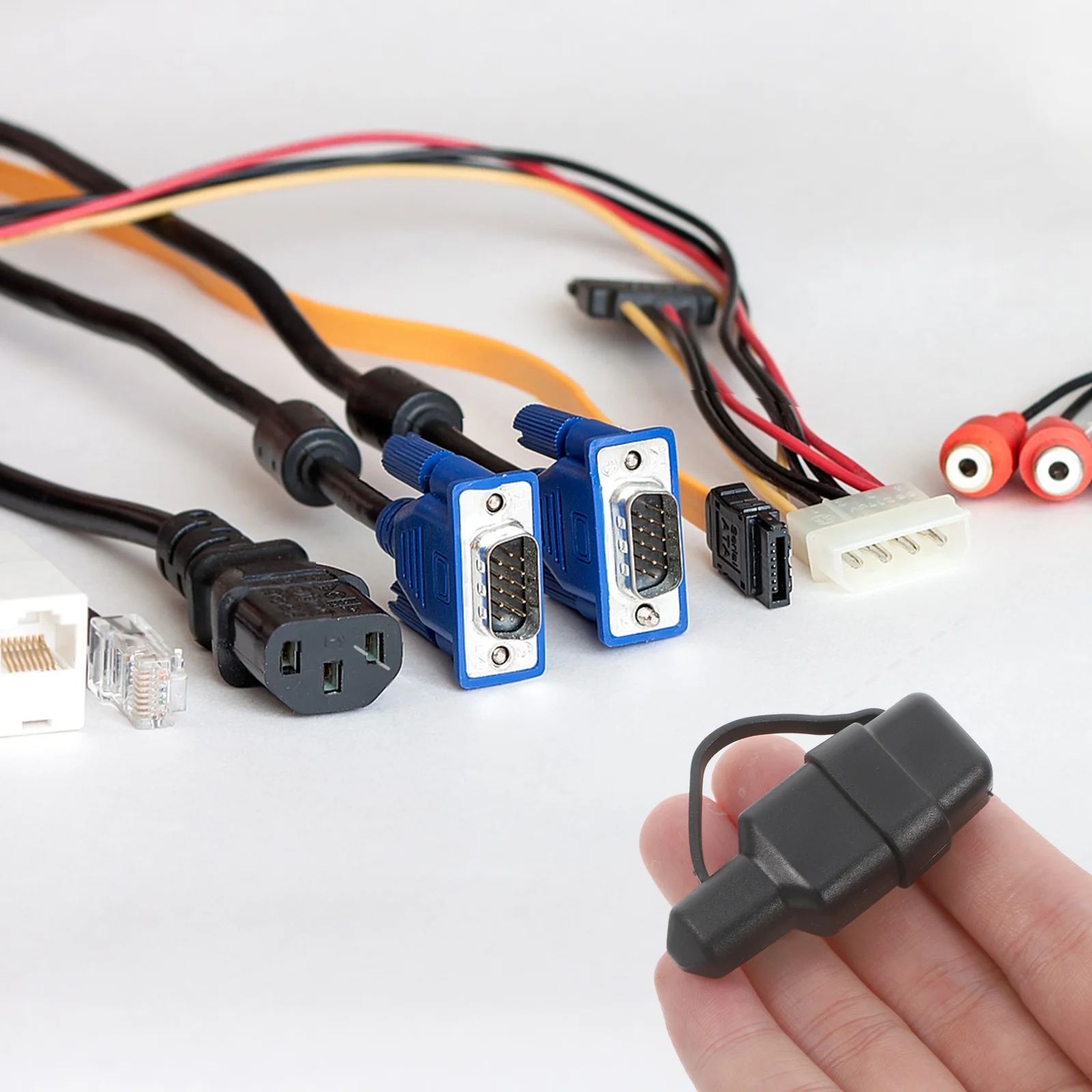 

4pcs Cable Plug Cover Waterproof Connector Protection Cap For Style Power Connectors Electrical Accessories Boat