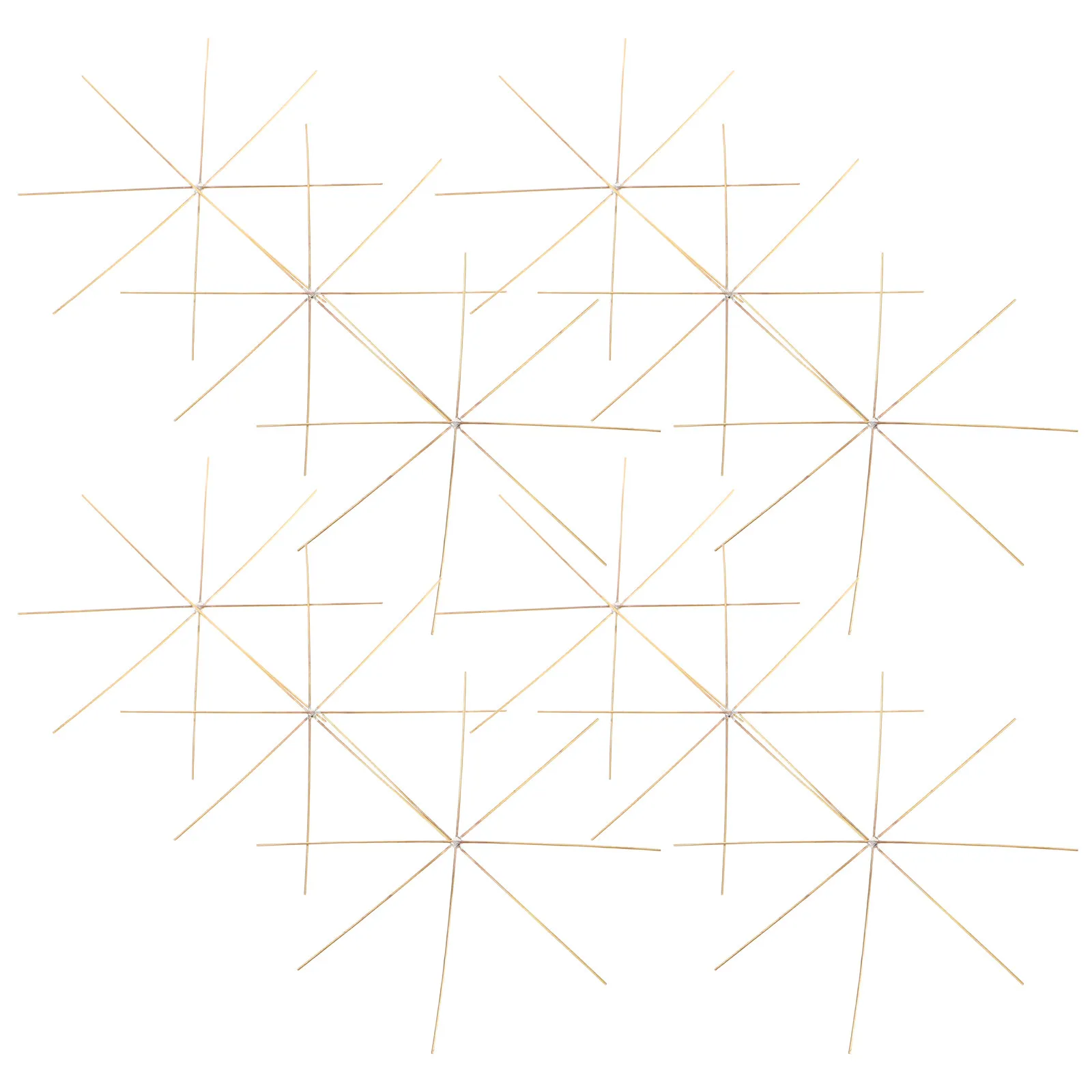 

30 шт. металлических форм-снежинок из медной проволоки для изготовления украшений, поделок, бисероплетения, рождественских декораций и рукоделия