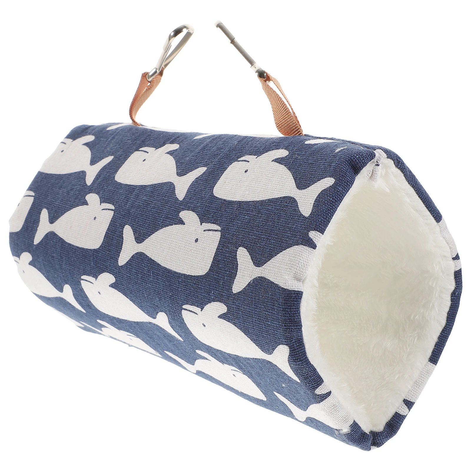 

Little Pet Nest Comfortable Blue Cotton Parrot Tunnel Four Seasons Sleeping Bed Warm Cozy Durable Safe Squirrel Guinea Pig