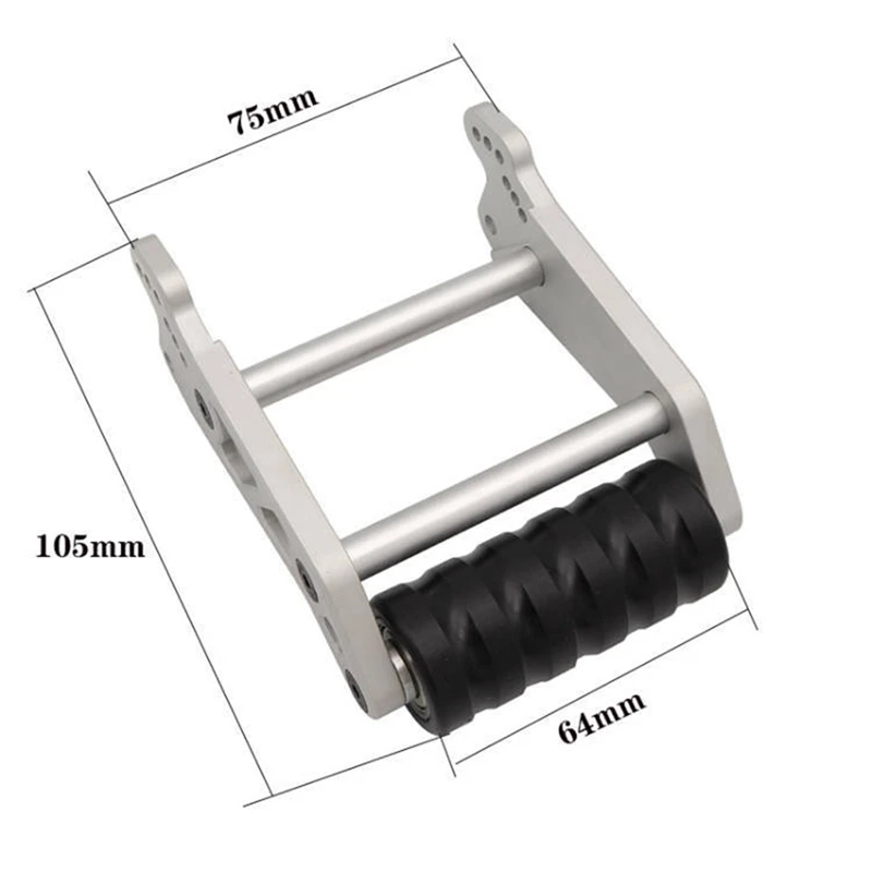 Metalen Staartwiel Head-Up Wheelie Bar Voor Losi LMT Monster Truck 1/8 RC Auto Upgrade Onderdelen Accessoires