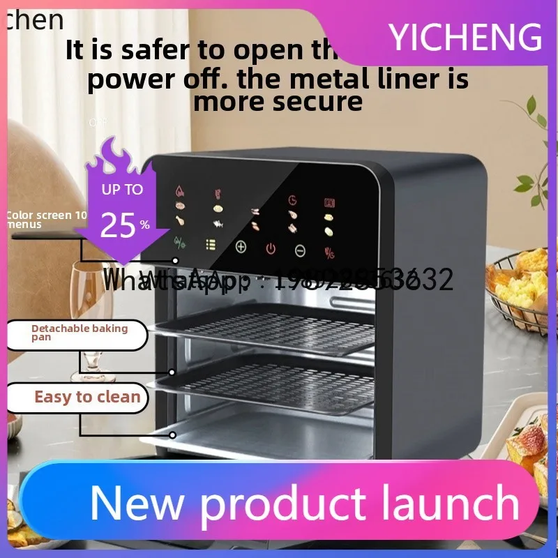 

electric oven household mini small wind stove frying oven air fryer all-in-one machine