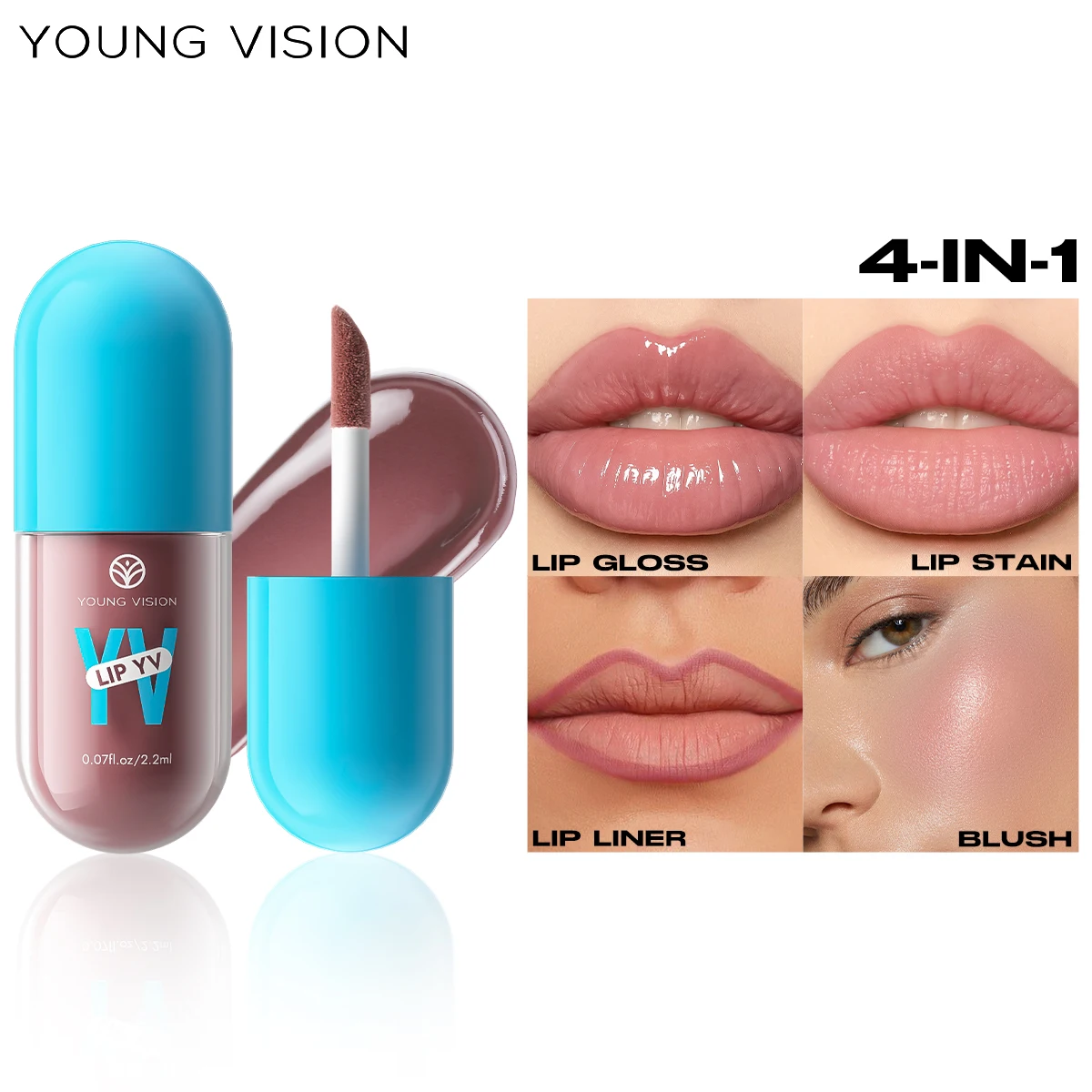3pcs  Mouth Fruit Fragrance Lip Oil Moisturizing Mirror Gloss Lip Gloss Beep Lip Glaze Set
