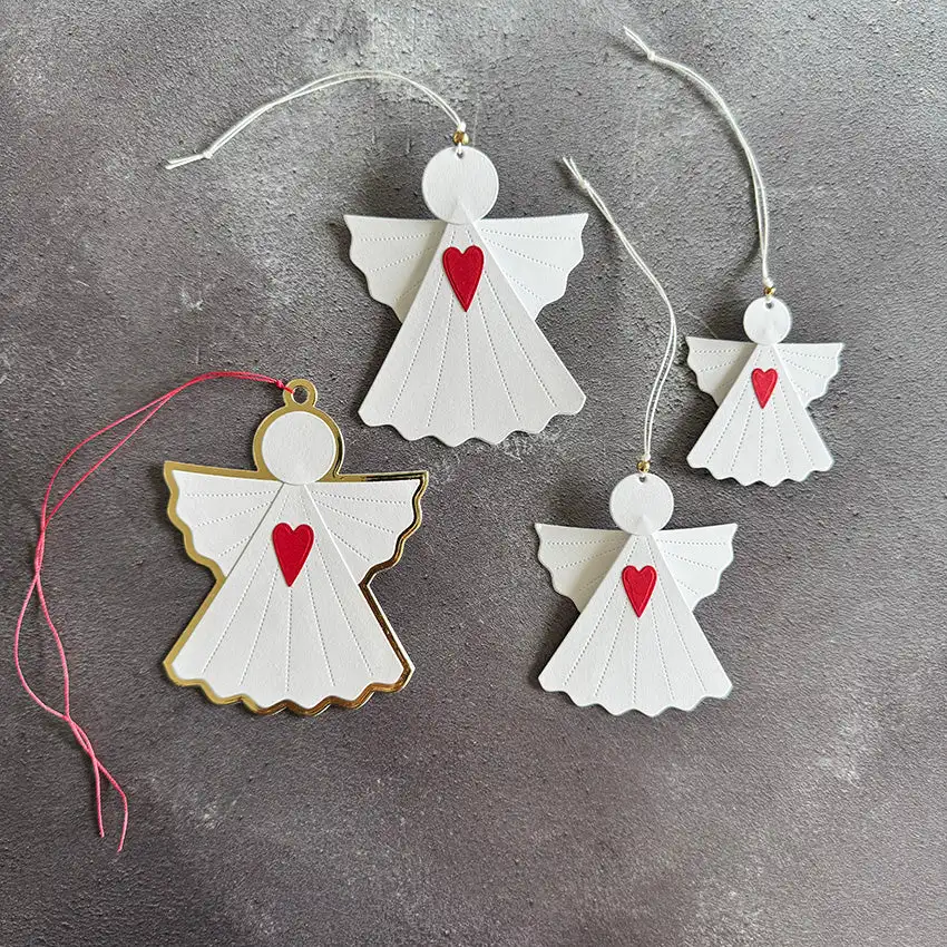 Imagen 6: Navidad 3D casa ángeles cumpleaños alfabeto bolsa de regalo etiqueta de esquina troqueles de corte nuevo 2025 Scrapbooking tarjeta deslizante sobre artesanía