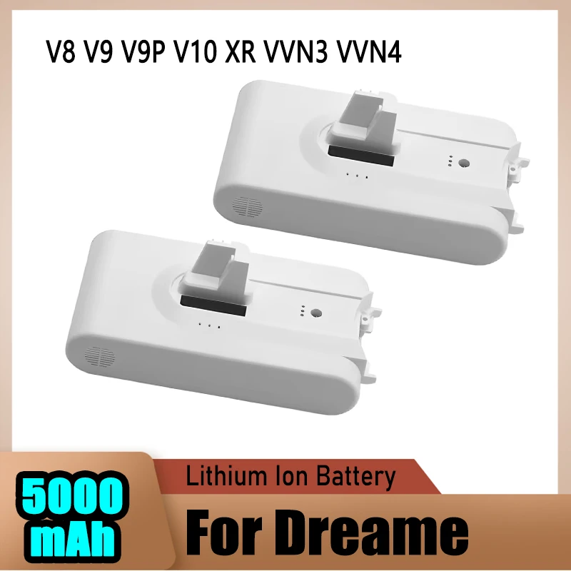 Высококачественная литиевая батарея для Dreame V8 V10 V9P XR VVN3 VVN4, запасные части для ручного беспроводного пылесоса, аккумулятор Высококачественная литиевая батарея для Dreame V8 V10 V9P XR VVN3 VVN4, запасные части для ручного беспроводного пылесоса, аккумулятор