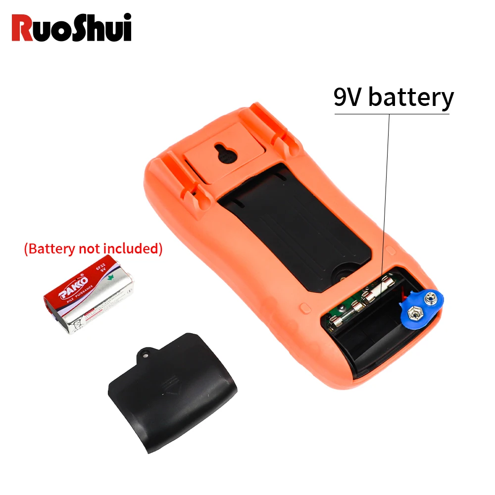 RuoShui Digital Multimeter True RMS 20mF High Precision AC/DC Voltage 20A Triode Temperature Capacitance Transistor Wires Tester