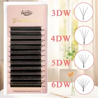 Goddess W3D 4D 5D 6D Eyelash Extension W Style Faux Mink Natural Soft Bloom Lash Automatic Flowering Premade Fans Volume Eyelash