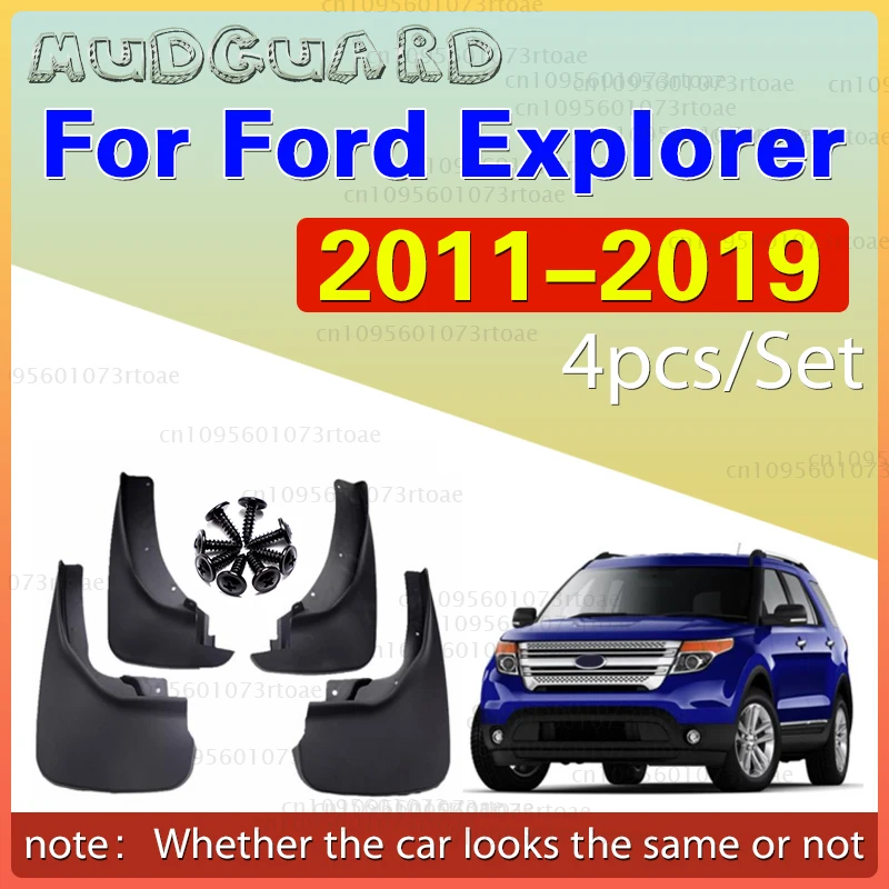 

OE-стилированные формованные автомобильные брызговики для Ford Explorer 2011-2019 2018 2017 2016 2015, брызговики, брызговики, автомобильный Стайлинг