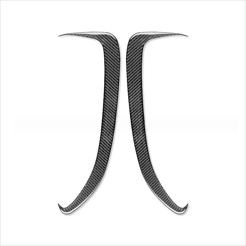 

Suitable for 16-24 Porsche 718 true carbon fiber, door air intake sticker, car interior modification accessories