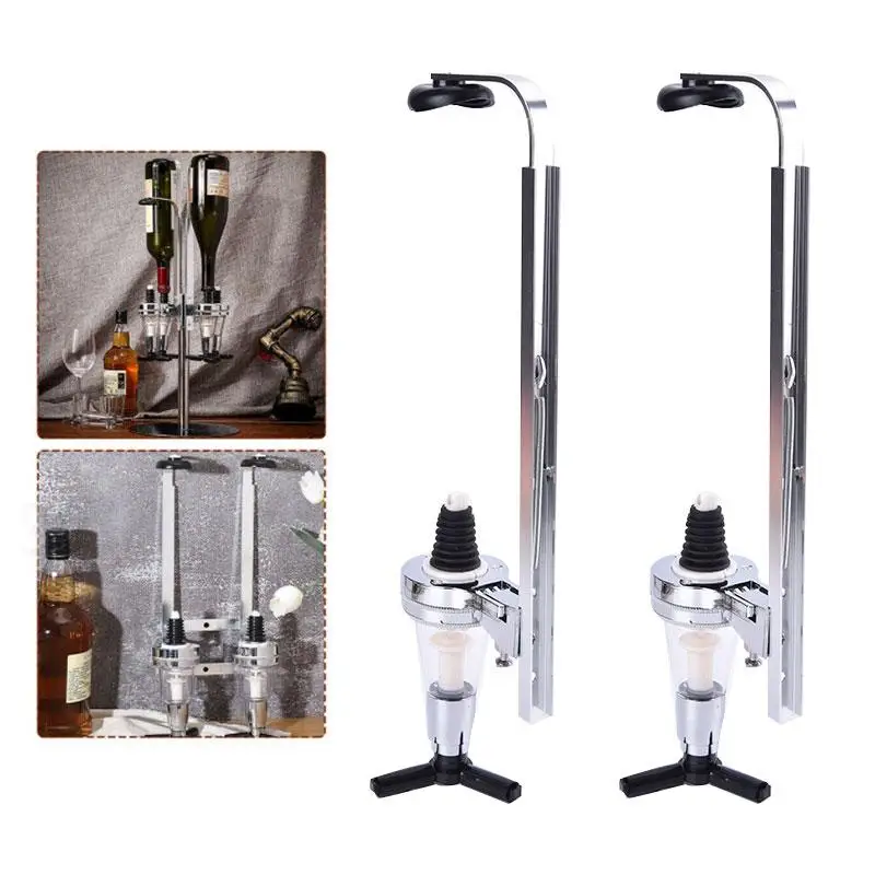 Wall Mounted Single Bottle Liquor Dispenser Food Grade Alcohol Pourer for Home Bar Holiday Party  Serving