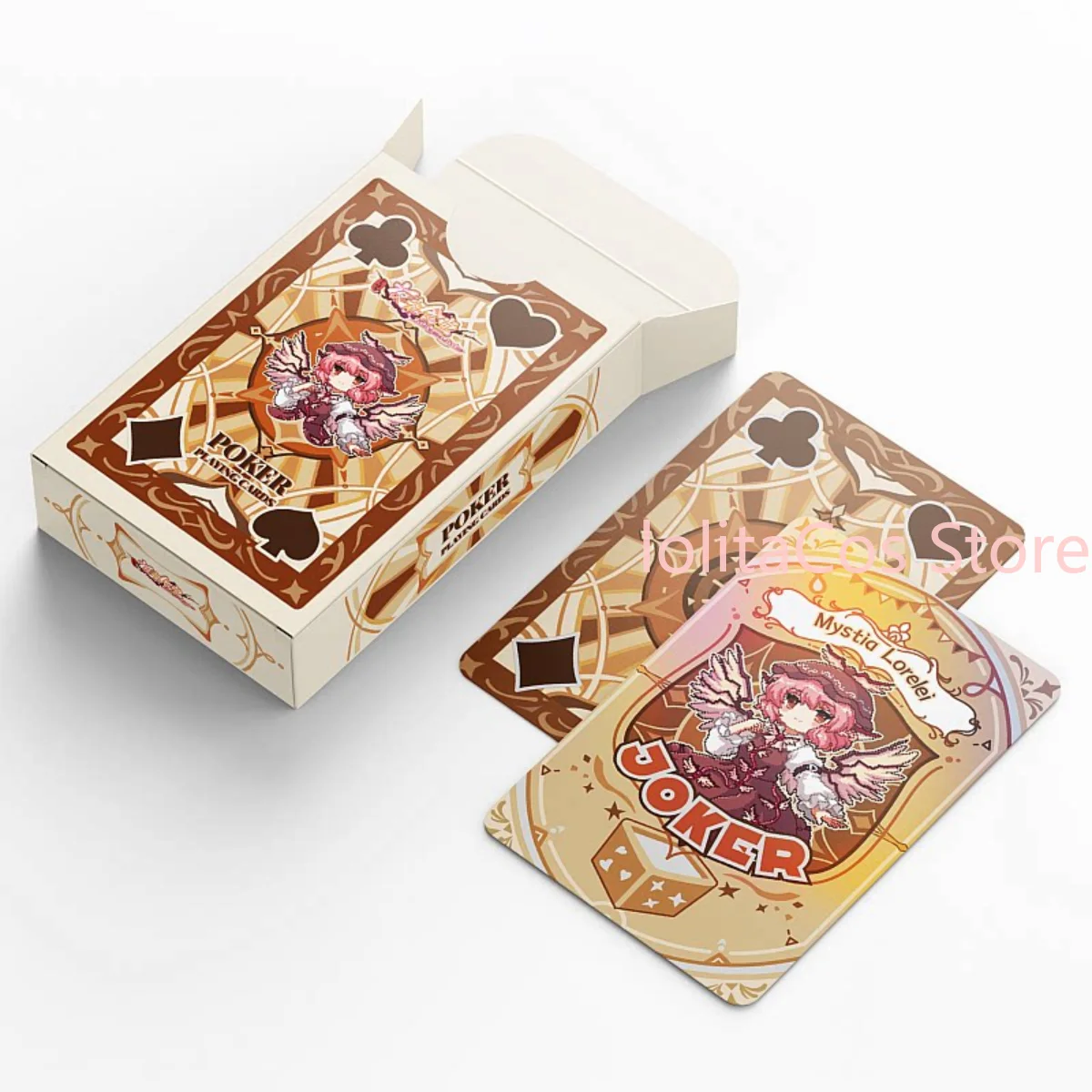 東方プロジェクト-華麗なる令嬢-高明寺恋子-シルノ-レミリア-アニメ-プレイイングカード-ポーカーカード-コレクション-ゲーム-パーティーグッズ-誕生日プレゼント