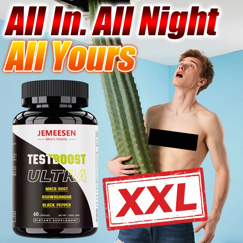 

Black Maca Extract Capsules with Ashwagandha,Black Pepper for Men Immunity Vitality Health Endurance, Focus Performance Supplem