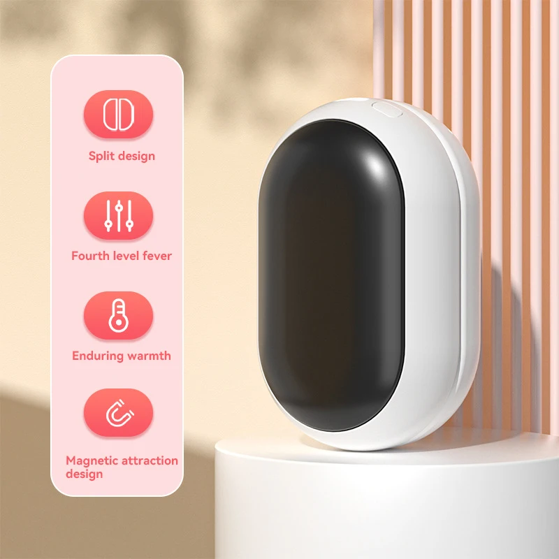 Xiaomi Warm Hand Treasure Portable Magnetic Suction Split Heating Warm Baby Usb Charging