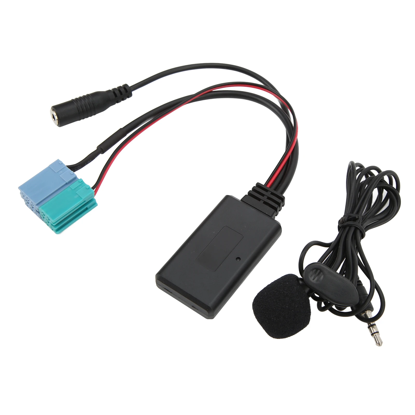 

6 + 8-контактный адаптер Bluetooth AUX IN, замена микрофона громкой связи для Fiat Bravo для радио VISTEON с 2007 года