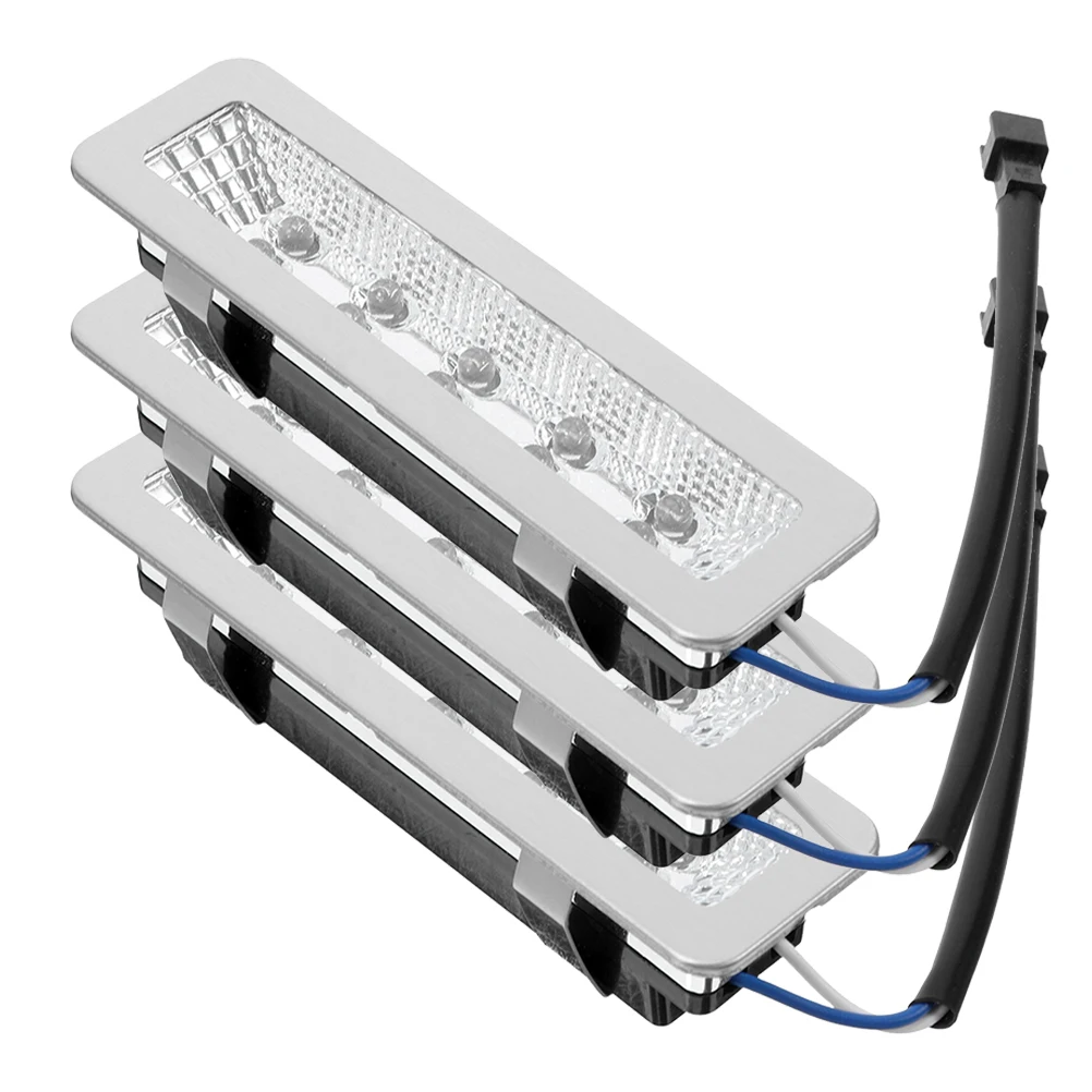 3 Pcs LED Range Hood Light Lamp Kitchen Cooker Replacement High Brightness Dual Saving Cold Light Suitable Home