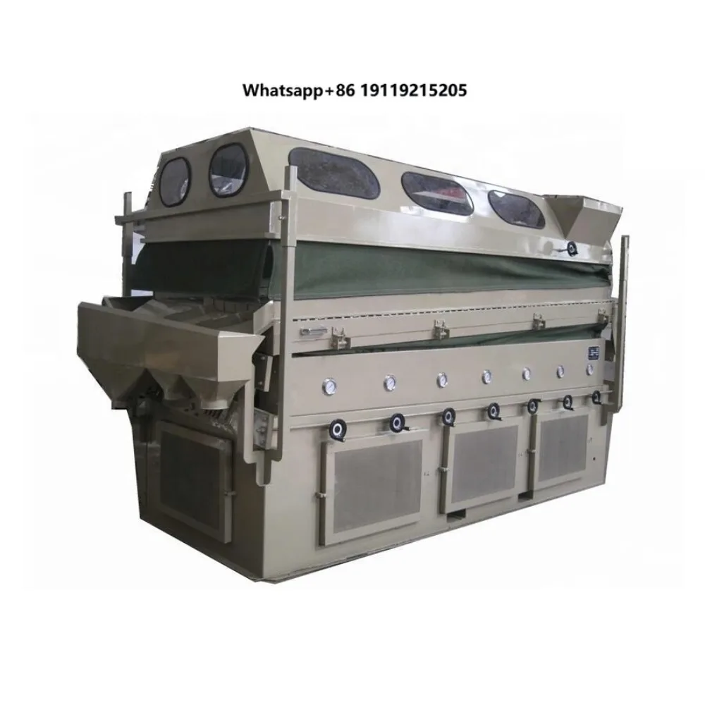 Gravity Table Gravity Separator Densimetric Table for Dry Beans, Nuts, Seeds, Rice Black Beans Gravity Sorting Machine
