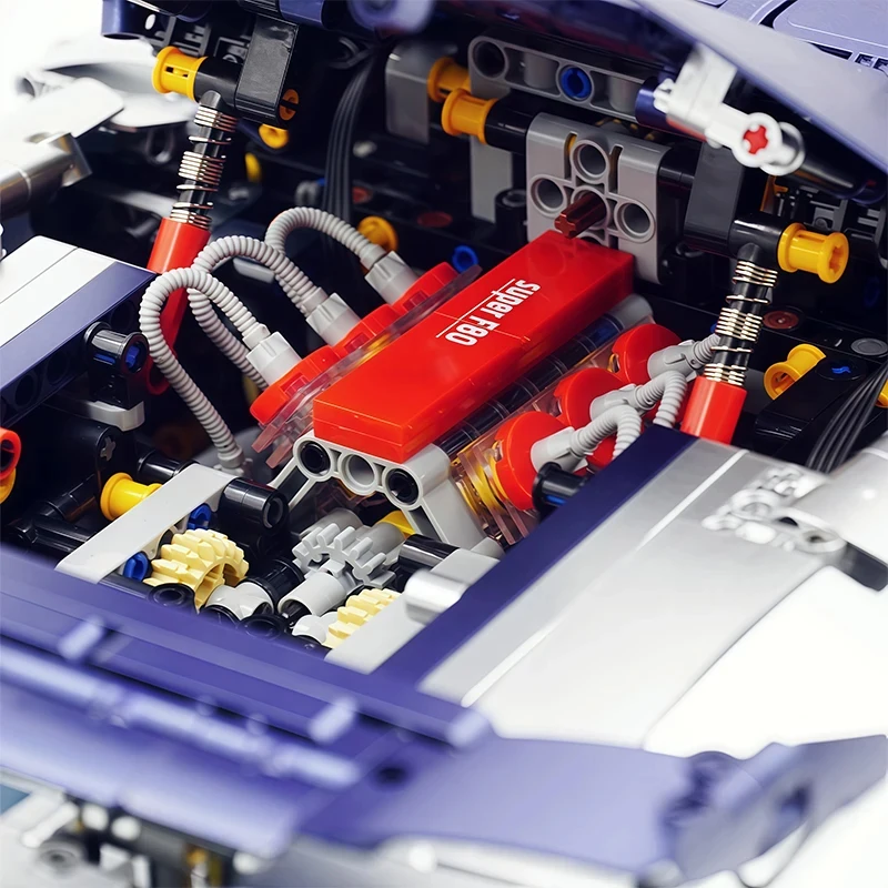 EIKEE Y18004 ضرب الكلاسيكية التقنية F80 الرياضة سوبر مركبة اللبنات سباق السيارات نموذج لغز لتقوم بها بنفسك لعبة هدايا عيد الميلاد #1