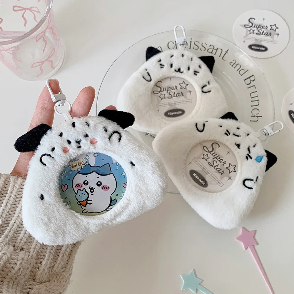 

Оригинальный мягкий плюшевый держатель для карт для щенка Kpop Photocard, милый защитный чехол с подвеской, школьные канцелярские принадлежности, подарок