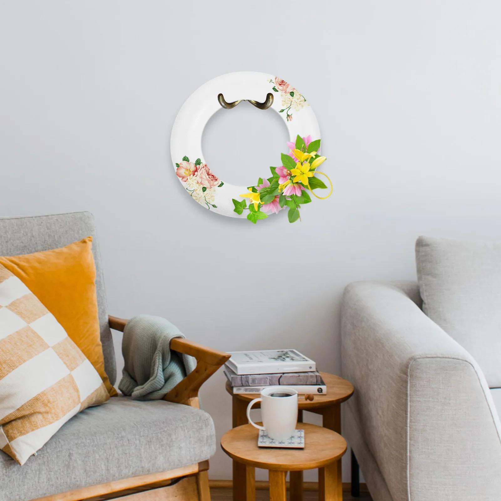 

Набор для творчества из 2-х цельных круглых колец: креативный набор для рисования, материалы для декора своими руками, для развития координации рук и глаз у детей, набор для изготовления украшений и поделок