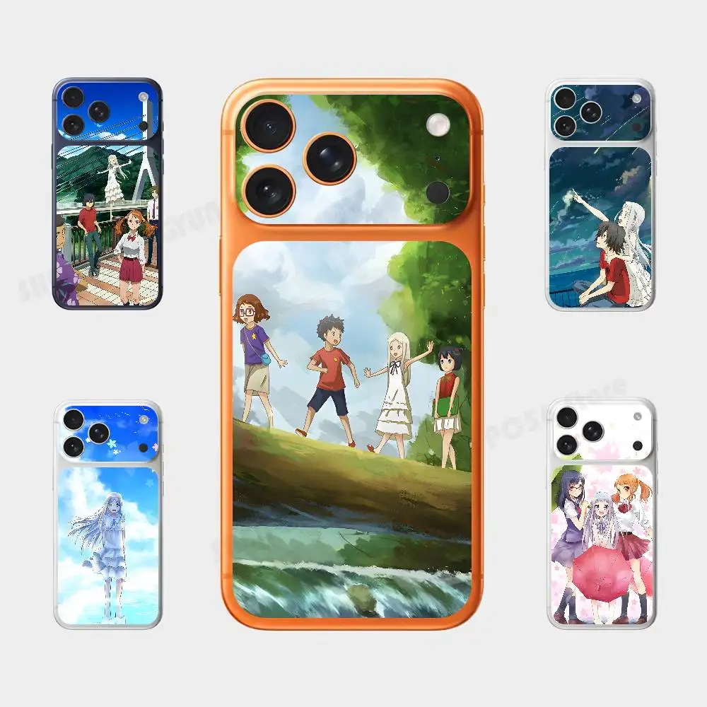 

Anime Anohana For Iphone 17 Pro ProMax Back Protective Decorative Sticker Back Cover