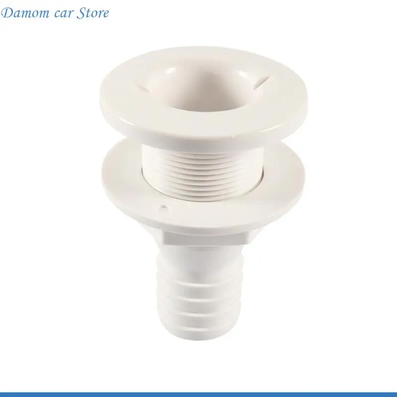 A2UC Professional 3/4 Inch Bilge Pump Mounting Set With ABS Plastic Drain Port 2 Clamps And Flexible Tubing For Vessels