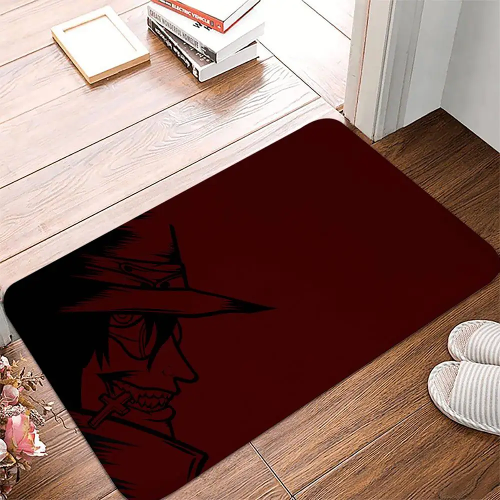 Hellsing Alucard Vloermat Entree Deurmat Badmatten Antislipmat Tapijten Entree Van Huis Aangepaste Keuken Voetmat Schattig Tapijt