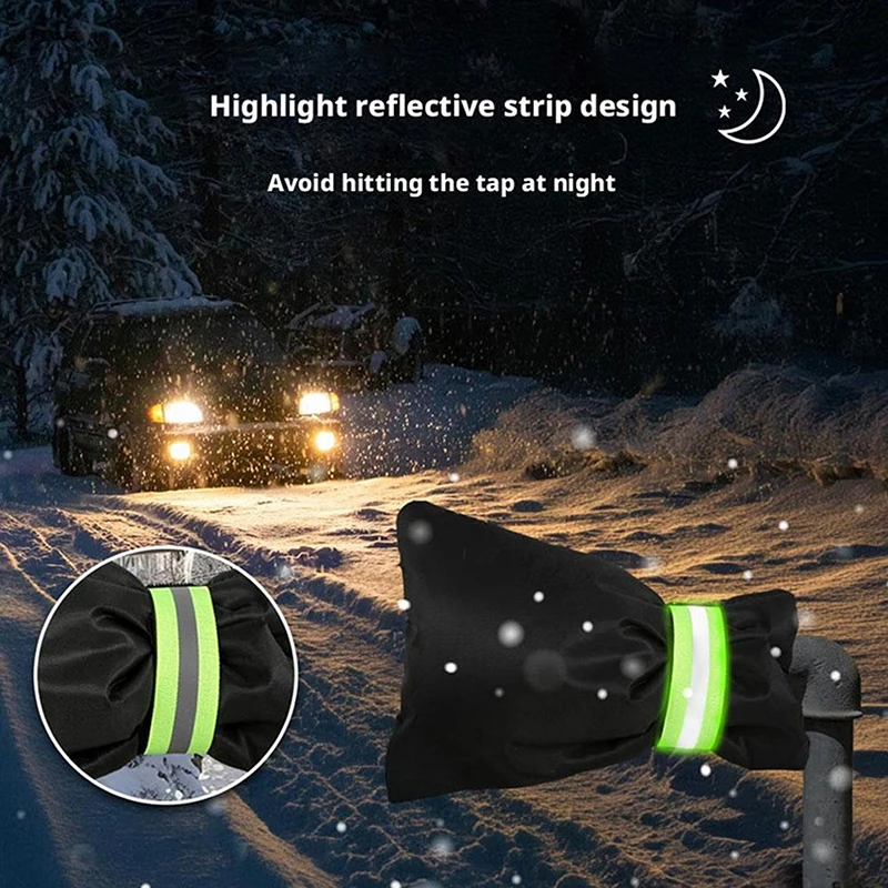 

Утепленный чехол для смесителя от замерзания, защитный кожух для наружных труб от замерзания зимой и пылезащитный