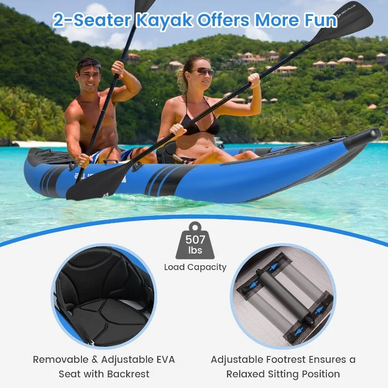 Goplus Inflatable Kayak 2