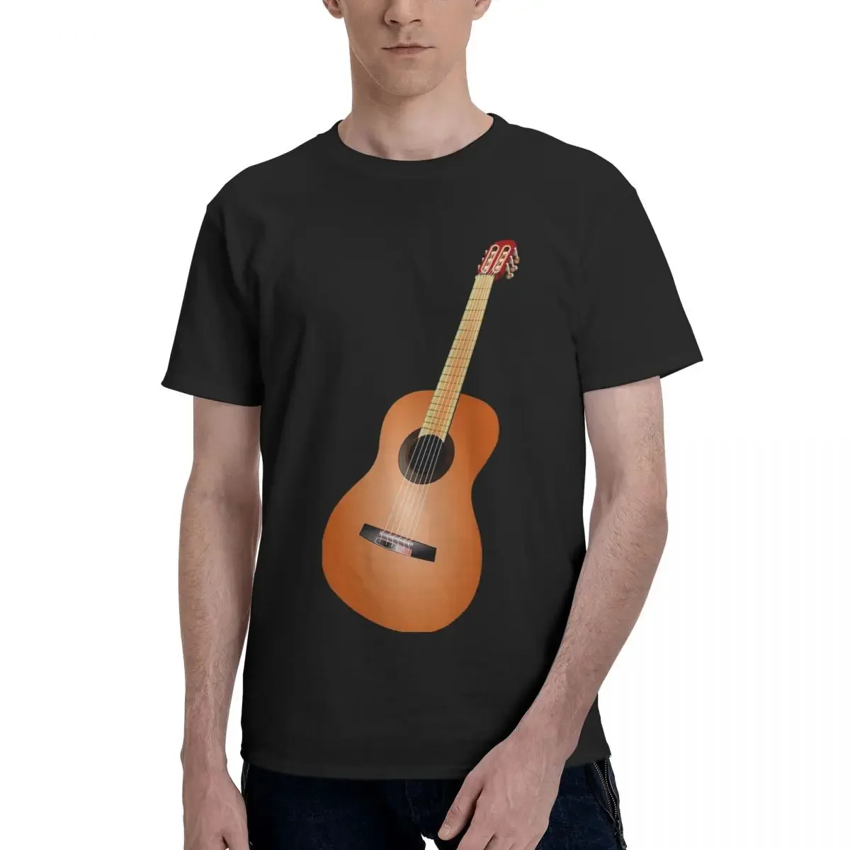 Guitarist Socks 100% Cotton T-shirt Male Funny T Shirts Men crew Neck Short Sleeve S-6XL