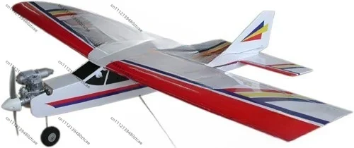 High Grade Balsa Wood .40 Size RC Trainer Airplane Kit, Upgraded Version Intermediate Fixed Wing Model
