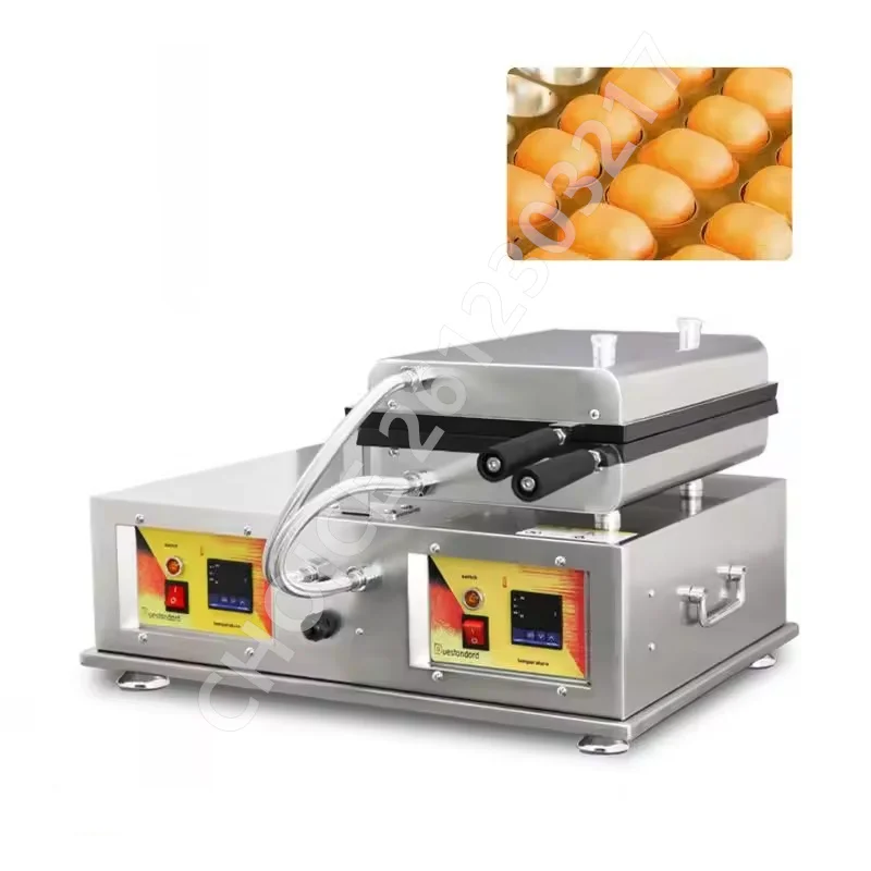 Commercial 50 Holes Japanese Egg Bubble Waffle Maker Electric Castella Sponge Cake Waffle Making Mould Date Bean Pastry Maker