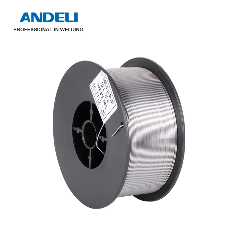 ANDELI Flux Core Wire Self-shielded No Gas Mig Wire 1KG 0.8mm Carbon Steel Flux Core Wire Mig Welding Gasless Wire